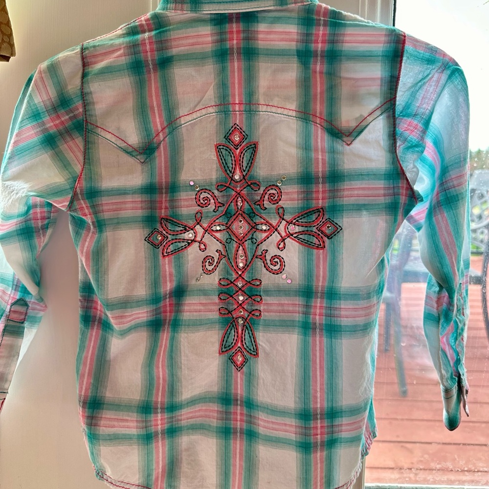 Girls Rock 47 Western Shirt Size Small - Picture 3 of 8